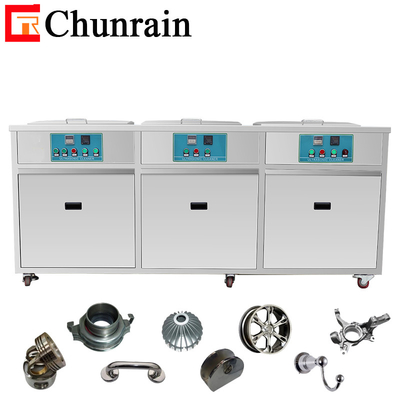 3 tanks 264L ultrasonic cleaners for compressor spare parts automobile maintenance tools degreasing CR-3120GH