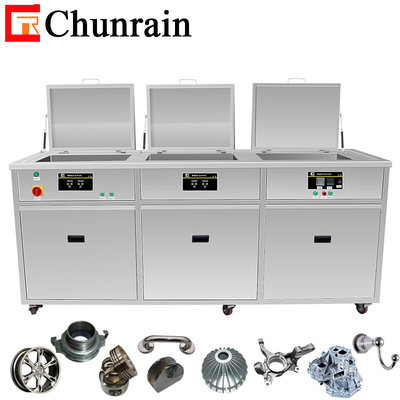 3 tanks 264L ultrasonic cleaners for compressor spare parts automobile maintenance tools degreasing CR-3120GH