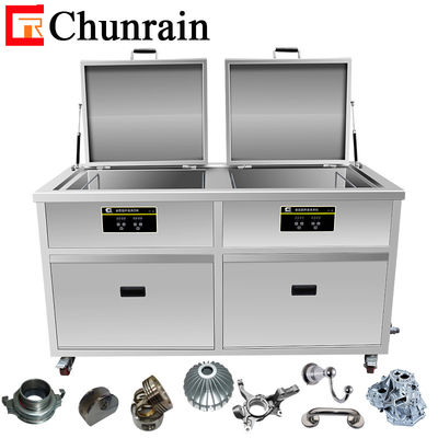 Ultrasonic Cleaner 38L Double Chamber Dry Spray Dust Flux Paint Remove Mould Hardware DPF Car Engine Printhead Injection Parts