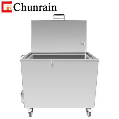 Heated Tank 1500W 80 Celsius Thermal Insulation 55 Gallon Removing Oil Ultrasonic Dish Cleaner Kitchen Soaking Tank