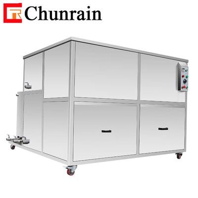 Industrial Ultrasonic Cleaner With Filter System For Wheel Rim , Heat Exchanger Bearings Cleaning Bath 1500L