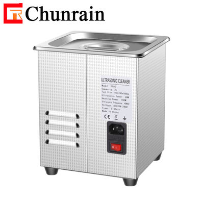 CR-010S 2L 60W Professional Desktop Digital Ultrasonic Cleaner with Heater and Degas and Semiwave for Dental Lab