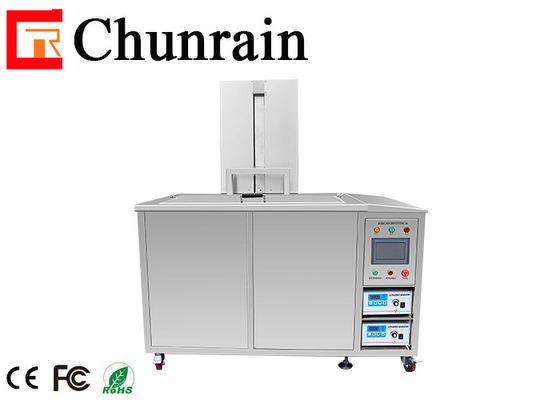 360L 3600W Big Industrial Automatic Ultrasonic Cleaner With Lifting Heavy Oil