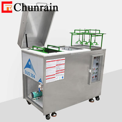 Injection Mould Electrolysis Cleaning Machine , 28KHZ 40KHZ Electrolysis Parts Cleaner