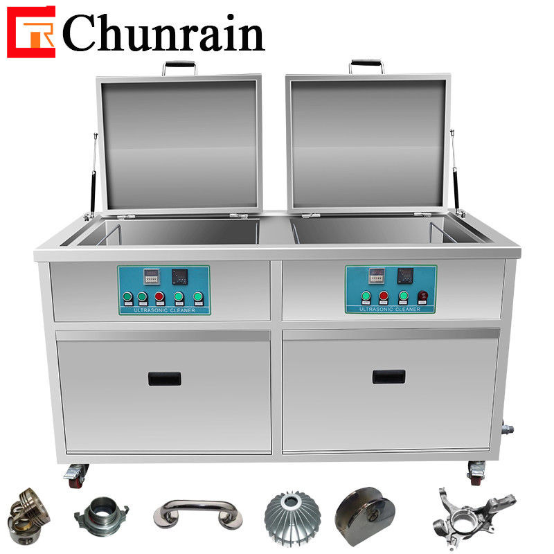 CR-2036GH 135L Capacity 4500W Industrial Multi-Tank Ultrasonic Cleaner with Filtration and Drying for Oil/Grease/Rust/Carbon