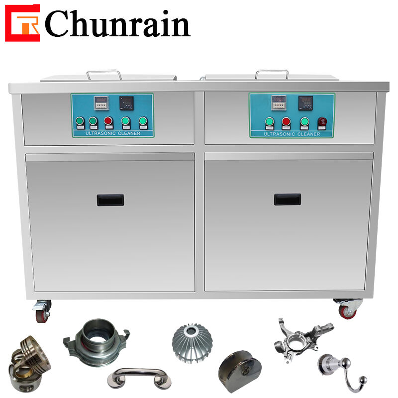 Electric Ultrasonic Cleaner Industrial Double Tank Filter System Digital Engine Cylinder Rinsing Ultrasonic Cleaning Technology CR-2024GH
