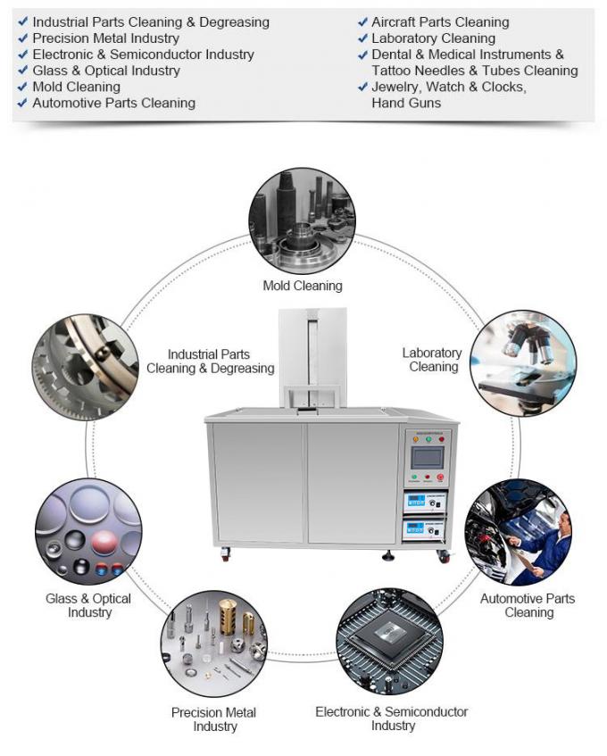 38L Industrial Ultrasonic Cleaning Bath with SUS304 Inner Tank and Hard Chrome Plating 0